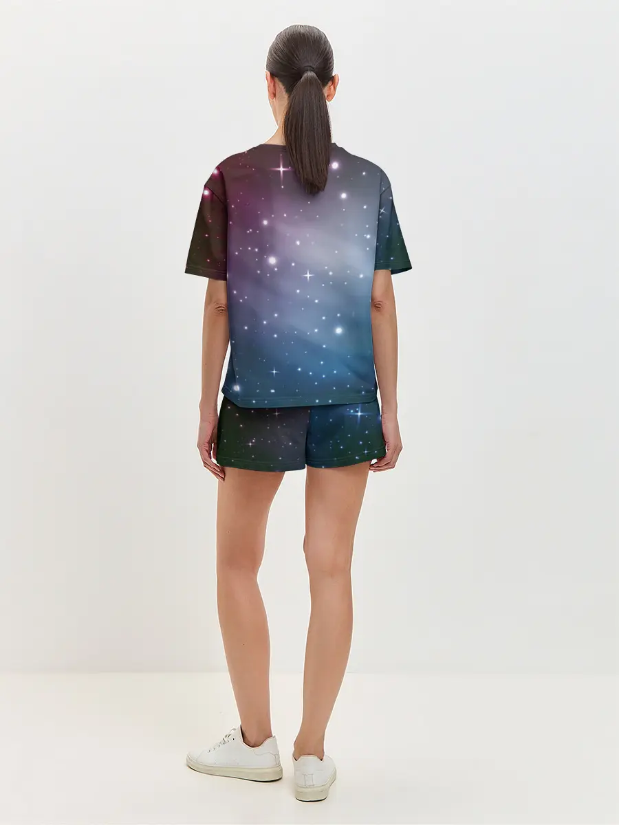 Женская пижама с шортами / Cosmonaut