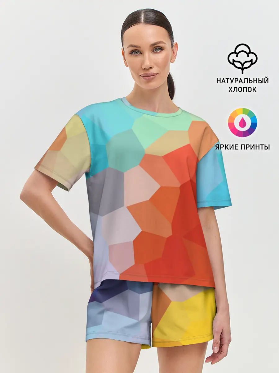 Женская пижама с шортами / Пикси кристаллы