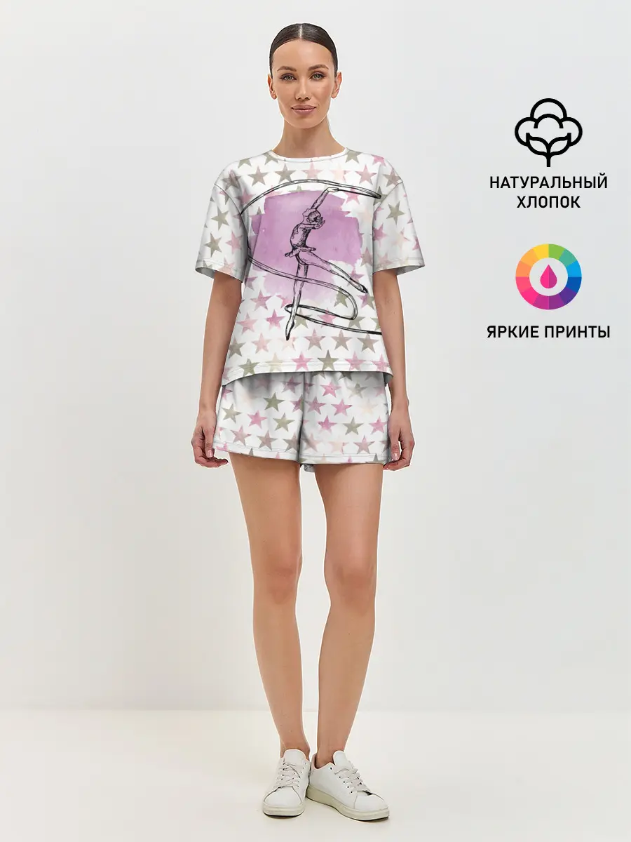 Женская пижама с шортами / gymnastics