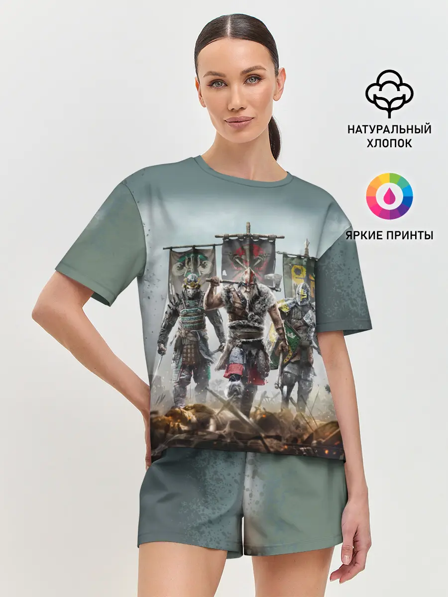 Женская пижама с шортами / For Honor