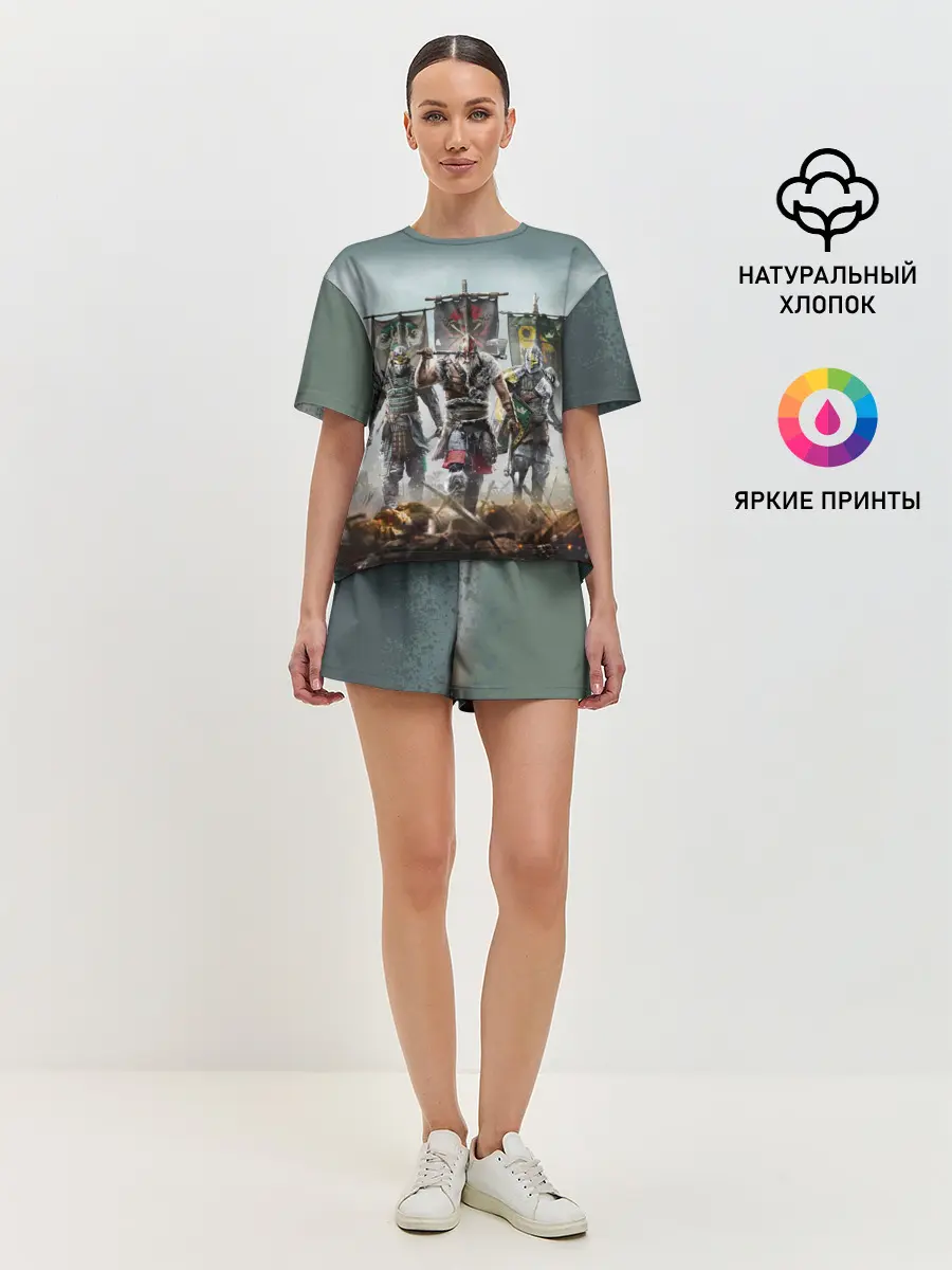 Женская пижама с шортами / For Honor