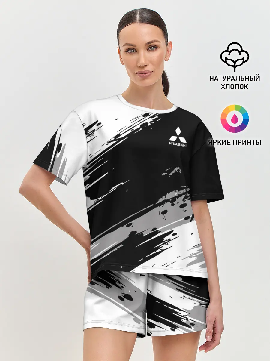 Женская пижама с шортами / Mitsubishi