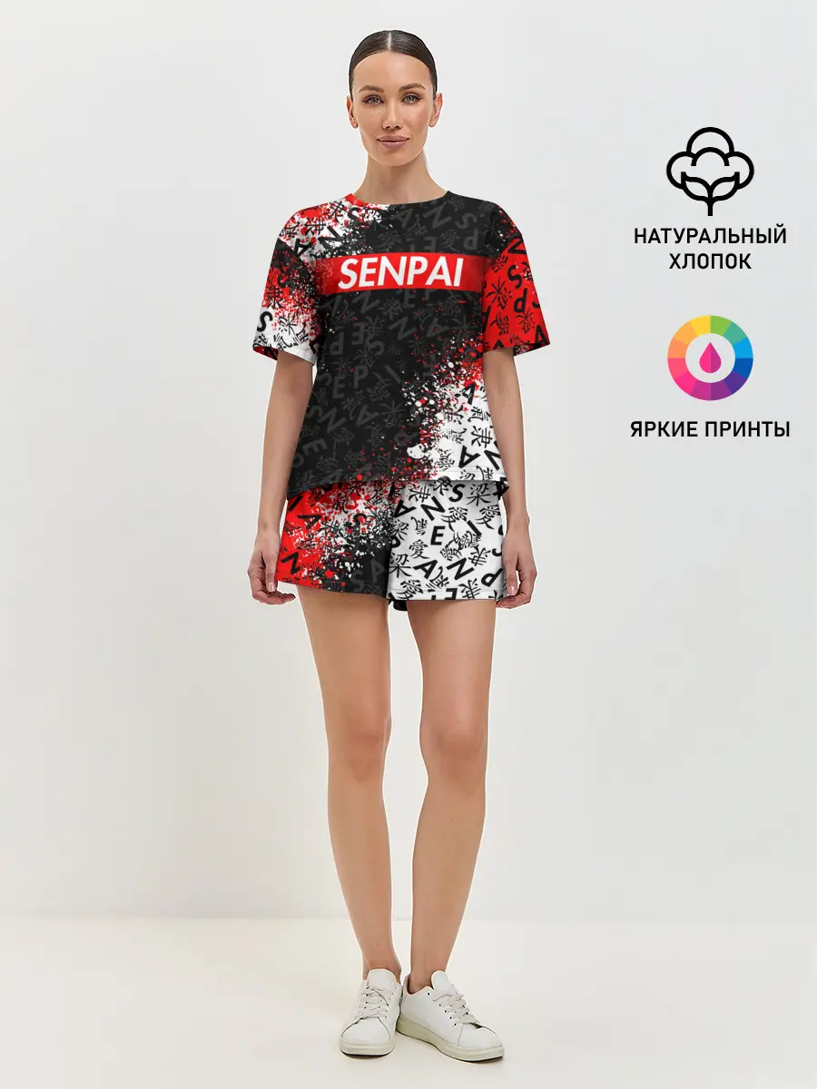 Женская пижама с шортами / SENPAI