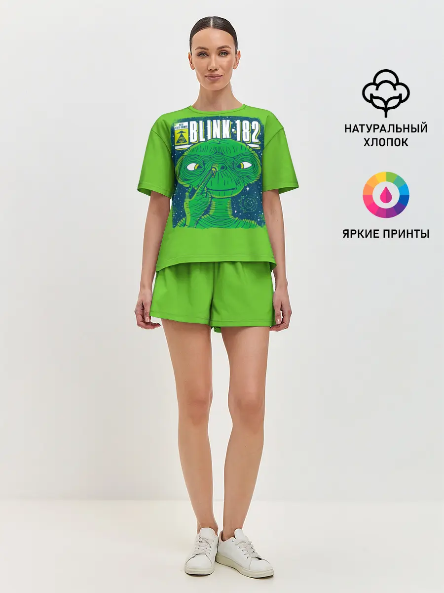 Женская пижама с шортами / Blink-182