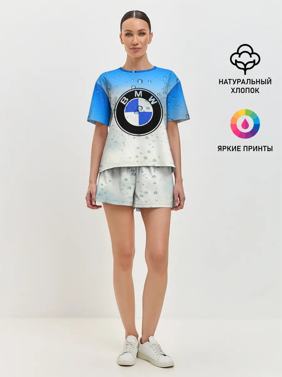 Женская пижама с шортами / BMW
