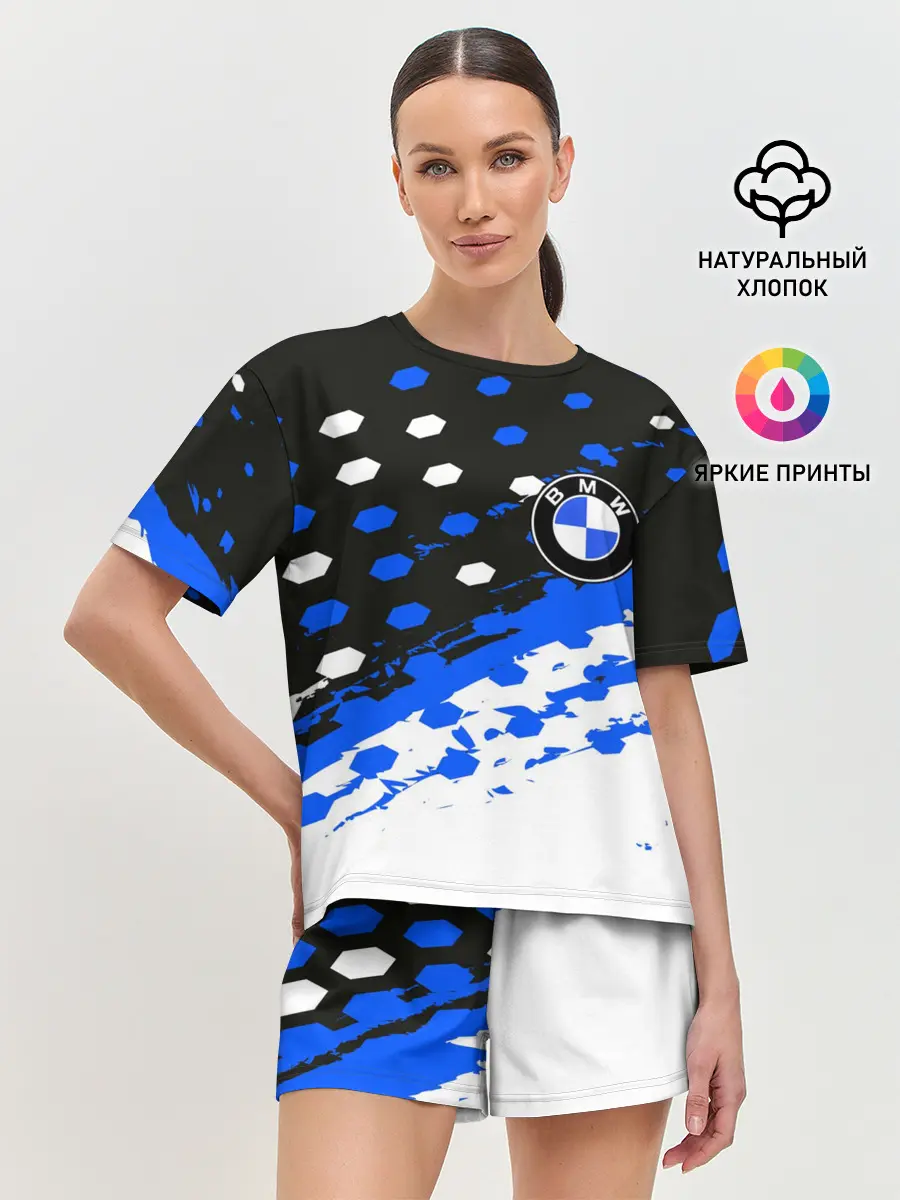 Женская пижама с шортами / BMW