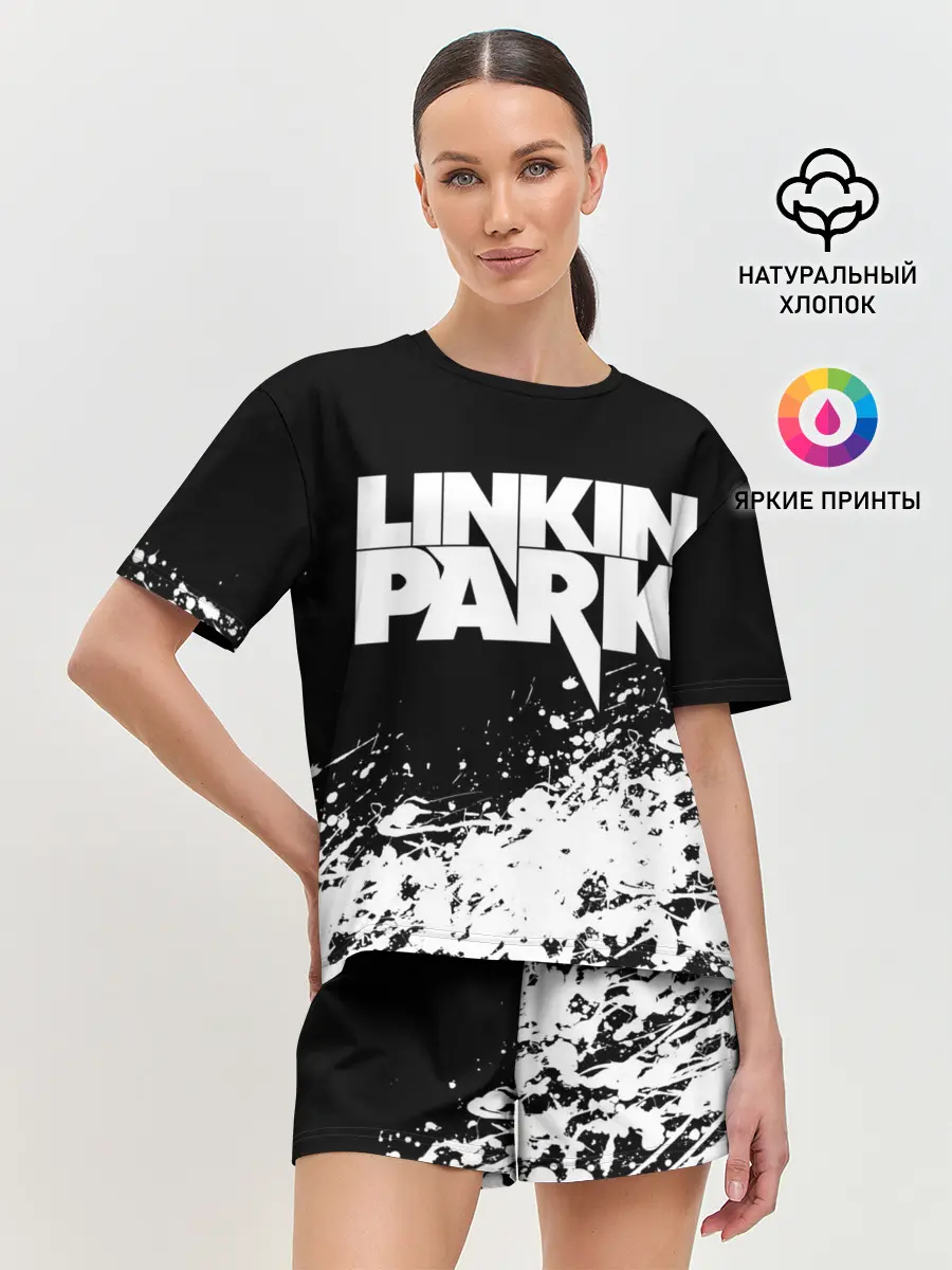 Женская пижама с шортами / LINKIN PARK [4]