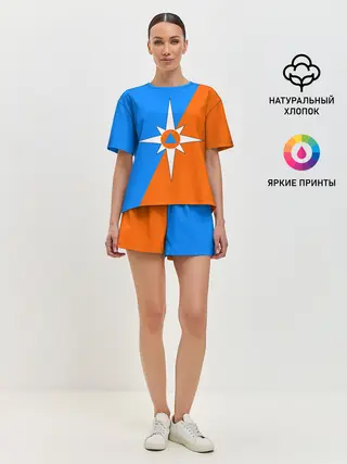 Женская пижама с шортами / МЧС России