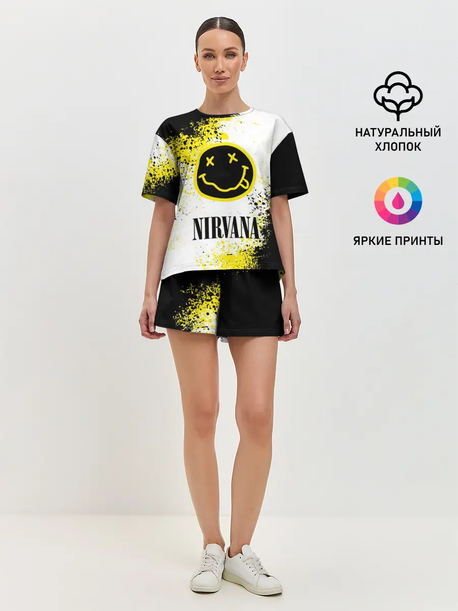 Женская пижама с шортами / NIRVANA