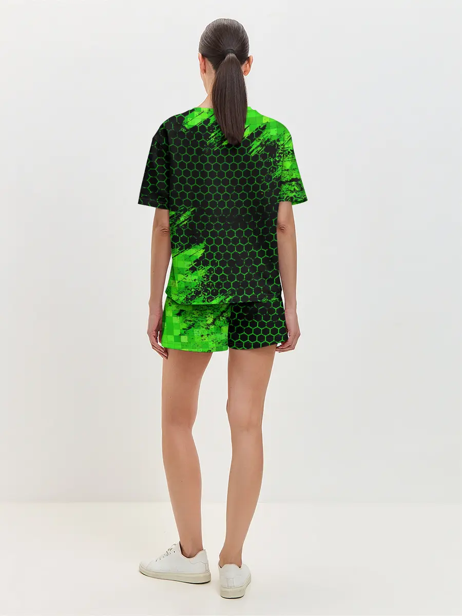 Женская пижама с шортами / MINECRAFT CREEPER