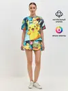 Женская пижама с шортами / Pokrmons