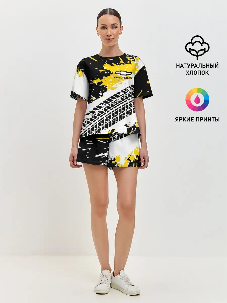 Женская пижама с шортами / CHEVROLET