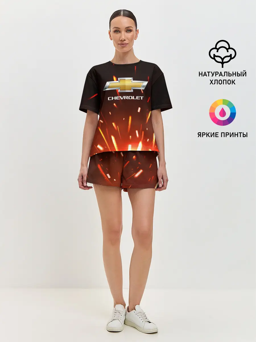 Женская пижама с шортами / CHEVROLET