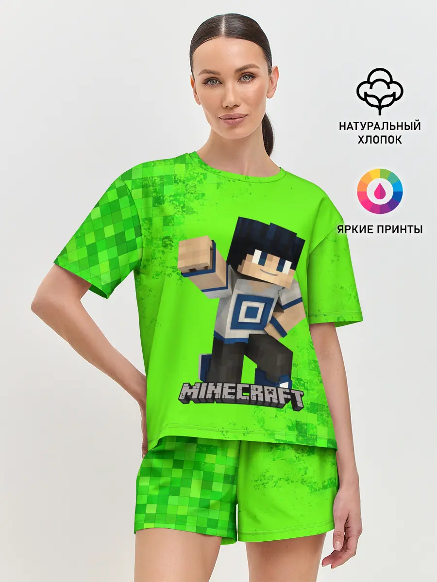 Женская пижама с шортами / MINECRAFT