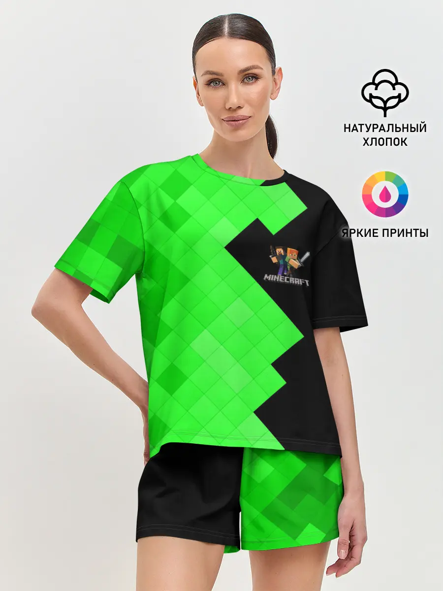 Женская пижама с шортами / MINECRAFT