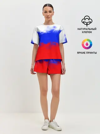 Женская пижама с шортами / Россия.