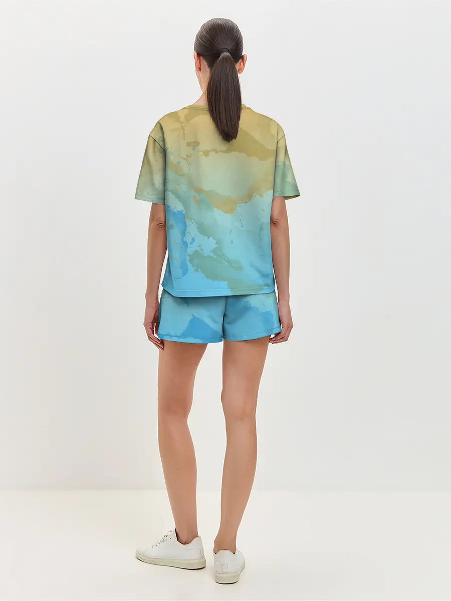 Женская пижама с шортами / P007_P004ooo2224483