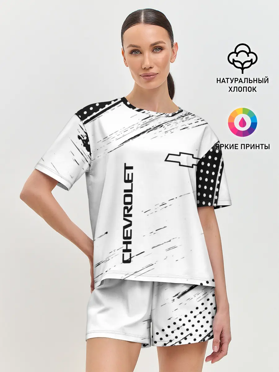 Женская пижама с шортами / CHEVROLET