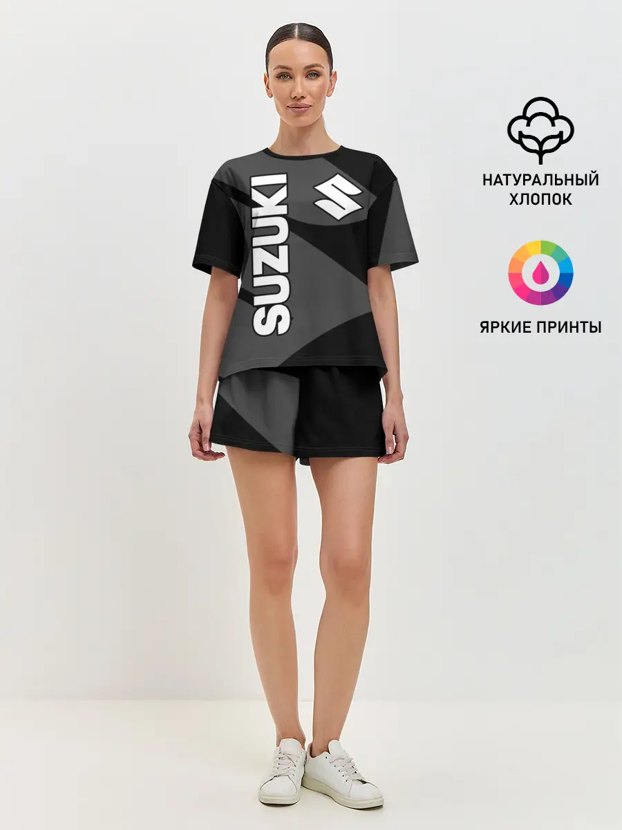 Женская пижама с шортами / SUZUKI