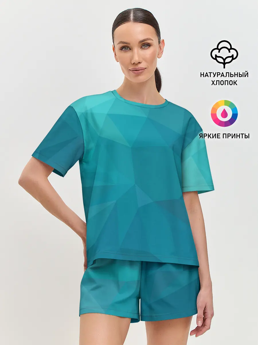 Женская пижама с шортами / WAVE