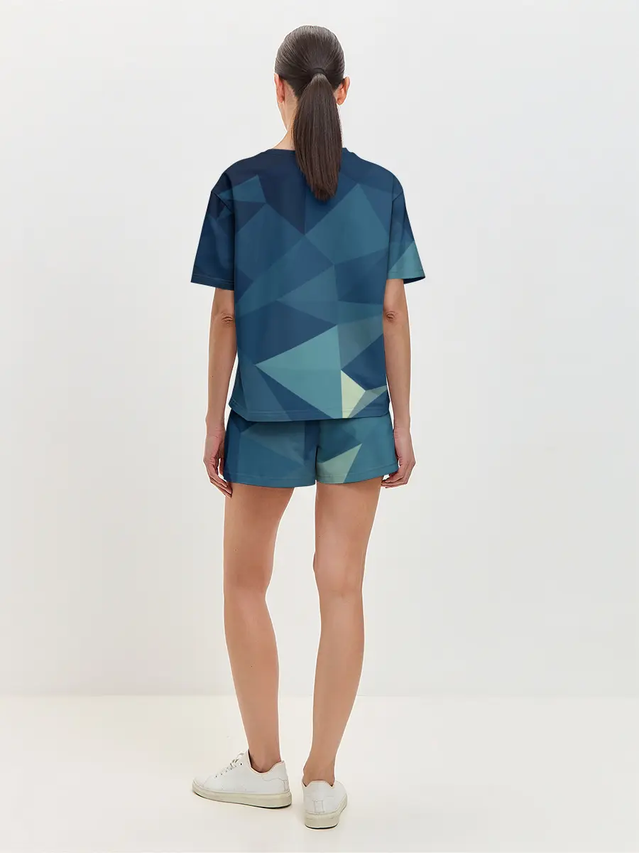 Женская пижама с шортами / DARK BLUE