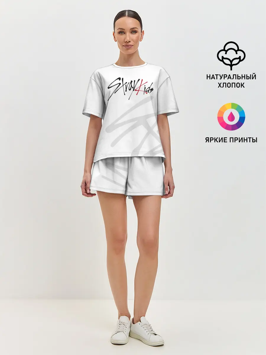 Женская пижама с шортами / Stray Kids