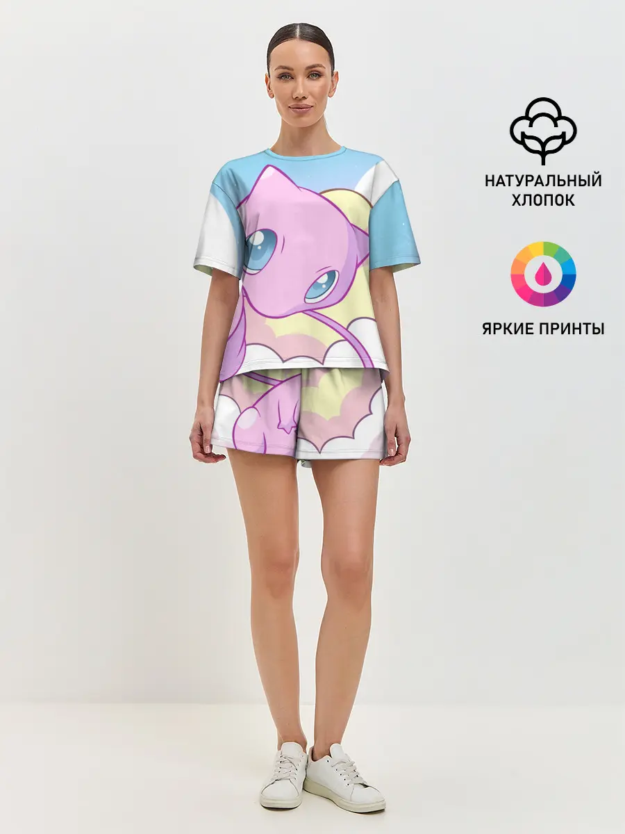 Женская пижама с шортами / Mew