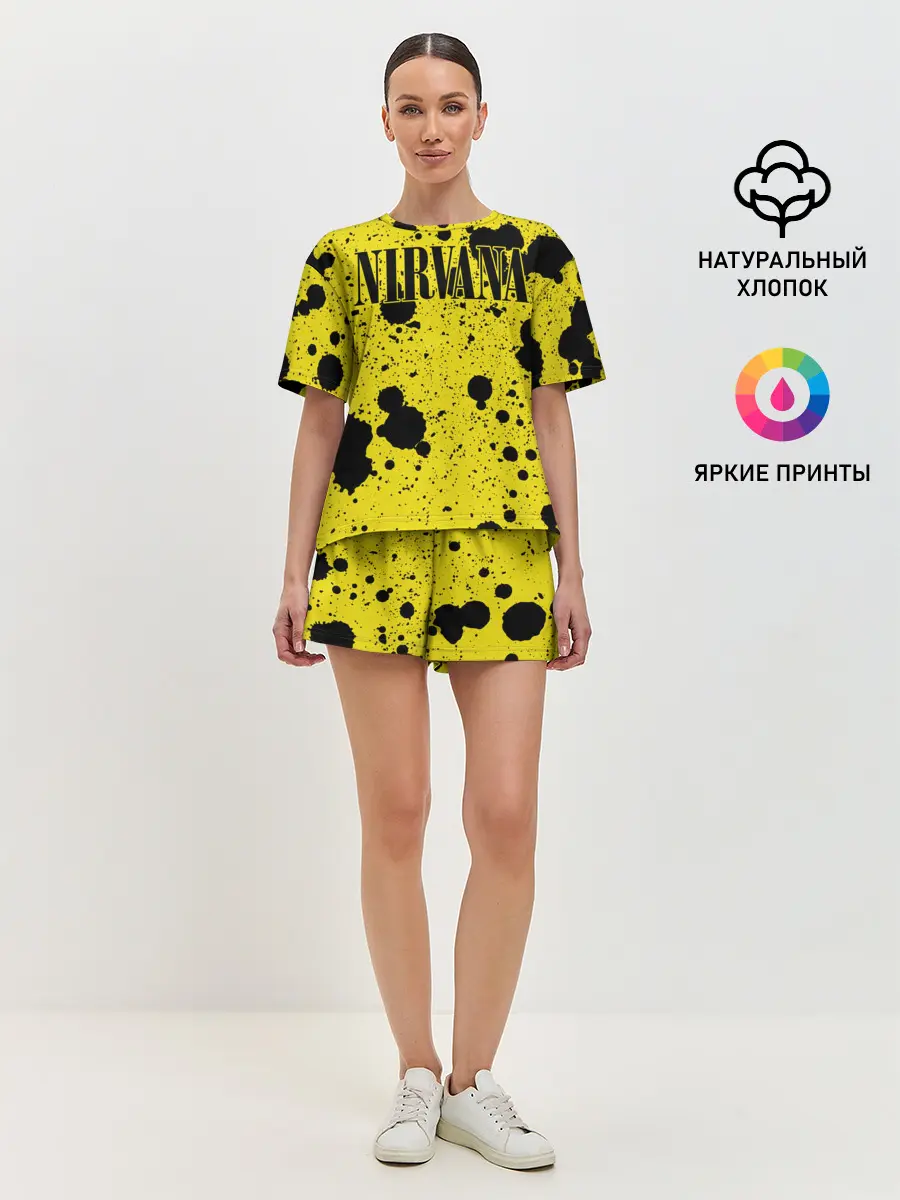 Женская пижама с шортами / Nirvana