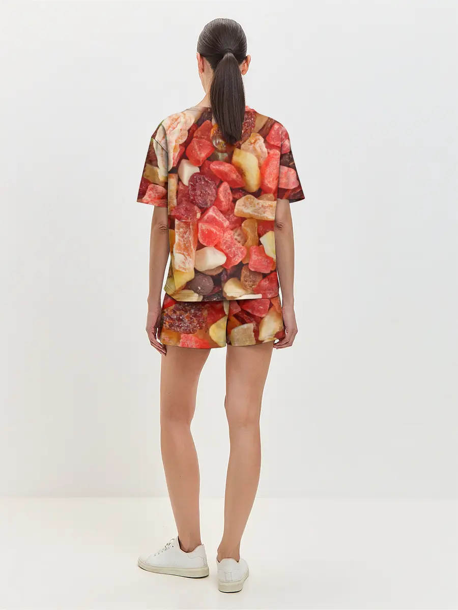 Женская пижама с шортами / Цукаты