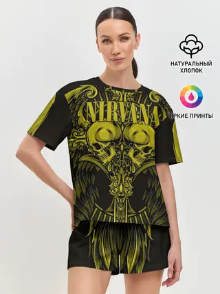 Женская пижама с шортами / Nirvana