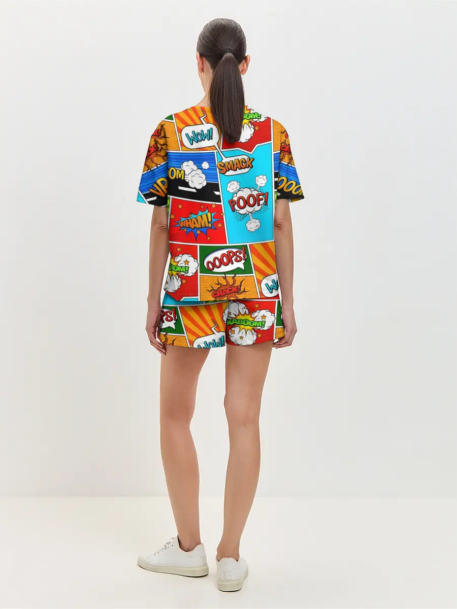 Женская пижама с шортами / COMICS ART