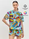 Женская пижама с шортами / COMICS ART