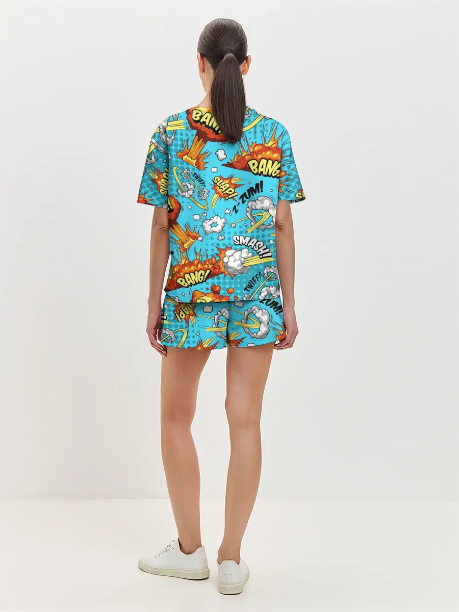 Женская пижама с шортами / COMICS ART