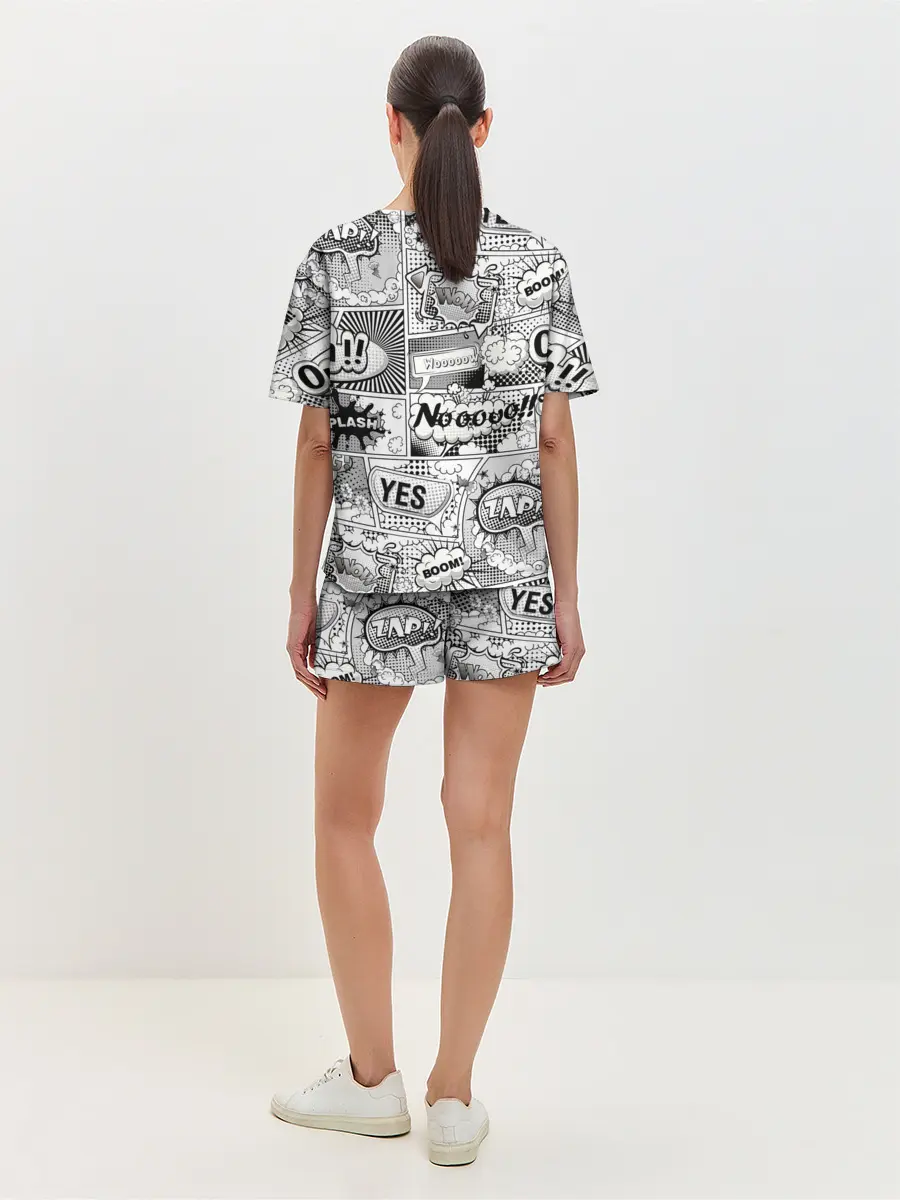 Женская пижама с шортами / COMICS ART