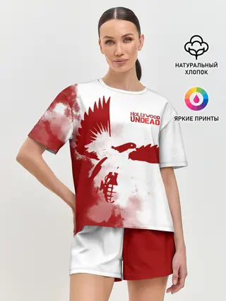 Женская пижама с шортами / Hollywood Undead