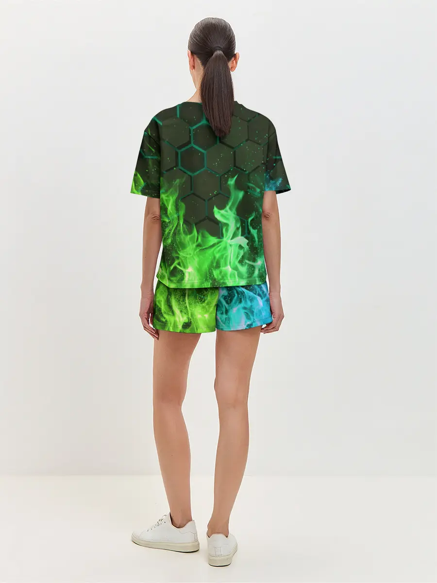 Женская пижама с шортами / Fire