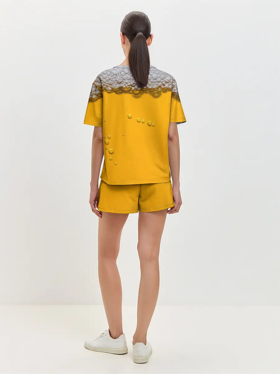 Женская пижама с шортами / ПИВНОЕ СЧАСТЬЕ