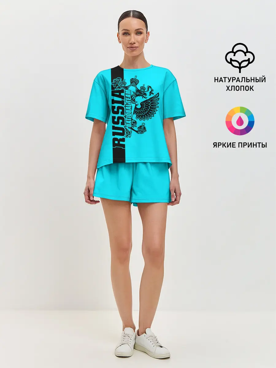 Женская пижама с шортами / Russia national team
