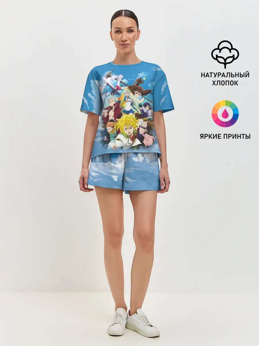 Женская пижама с шортами / Аниме. Семь Смертных грехов