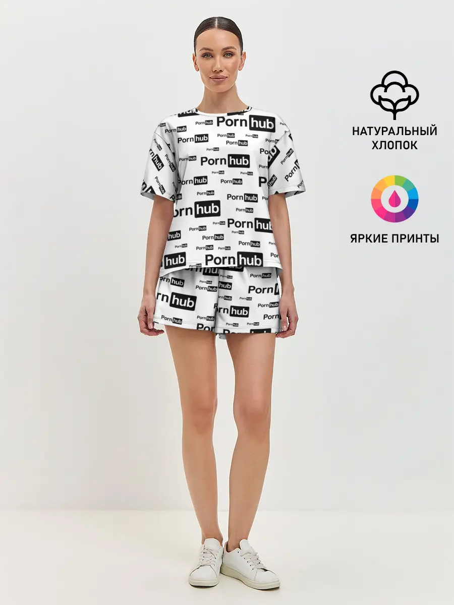 Женская пижама с шортами / PornHub