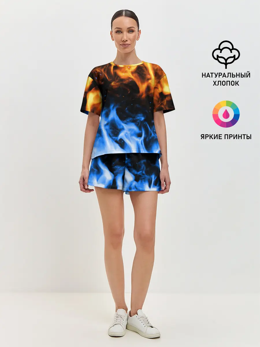 Женская пижама с шортами / БИТВА ОГНЕЙ