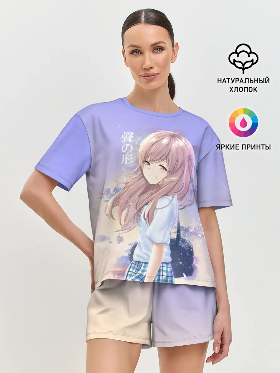 Женская пижама с шортами / Silent Voice