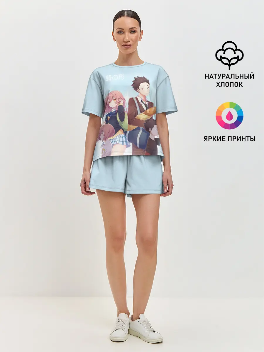 Женская пижама с шортами / Форма Голоса герои