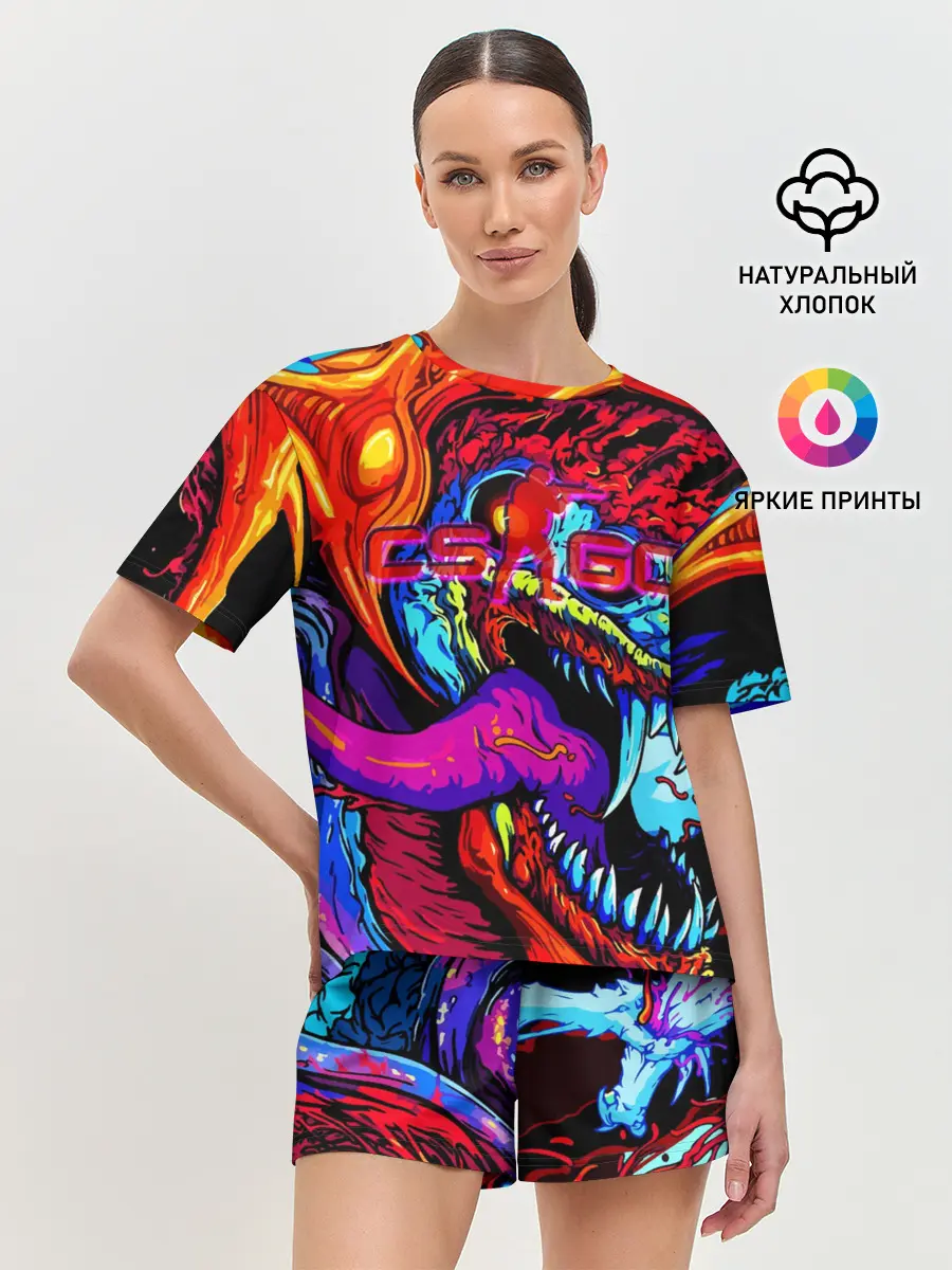 Женская пижама с шортами / HYPER BEAST | CS GO