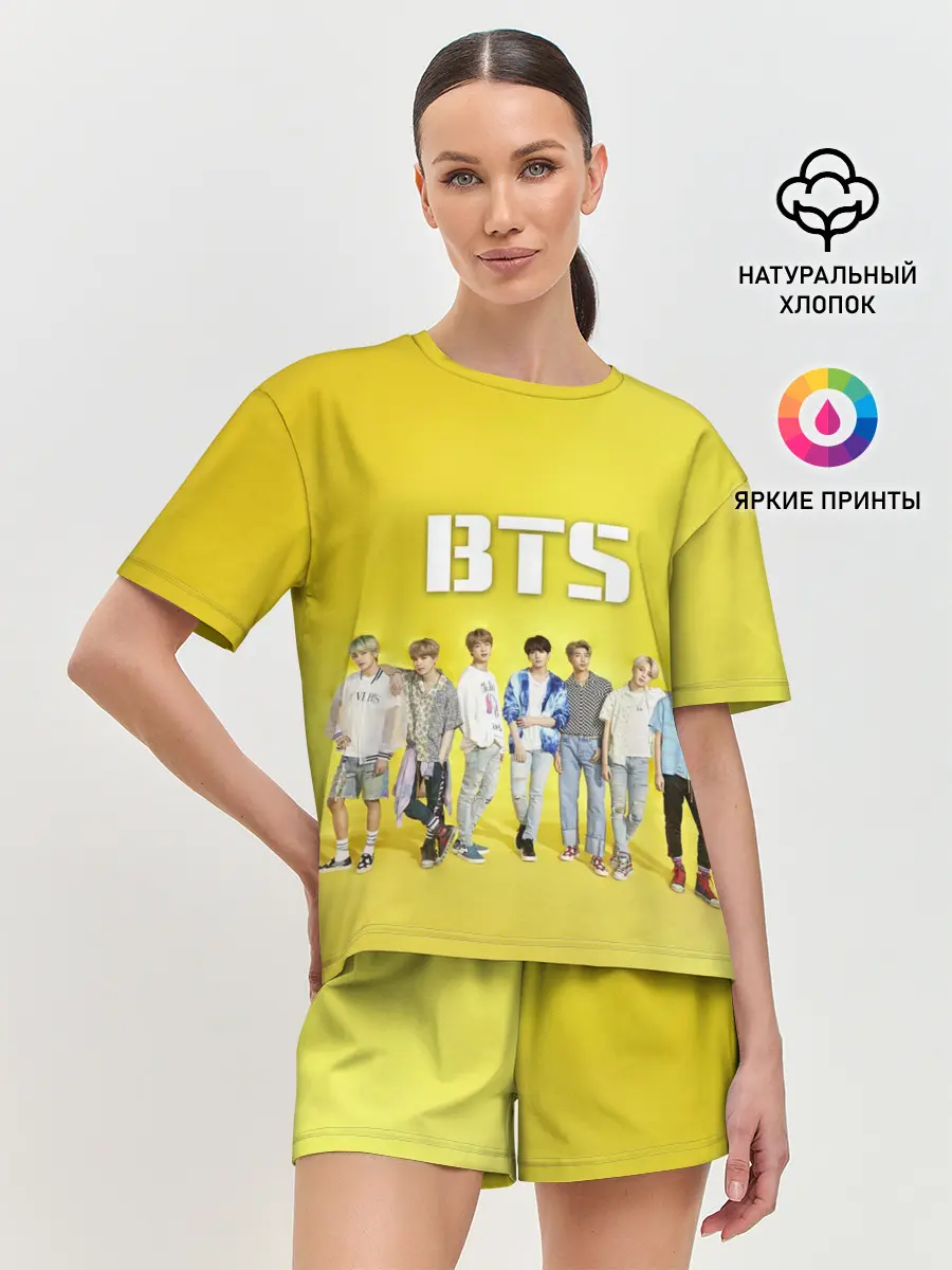 Женская пижама с шортами / BTS