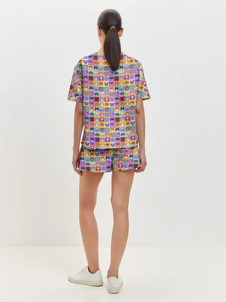 Женская пижама с шортами / ANIMAL CROSSING