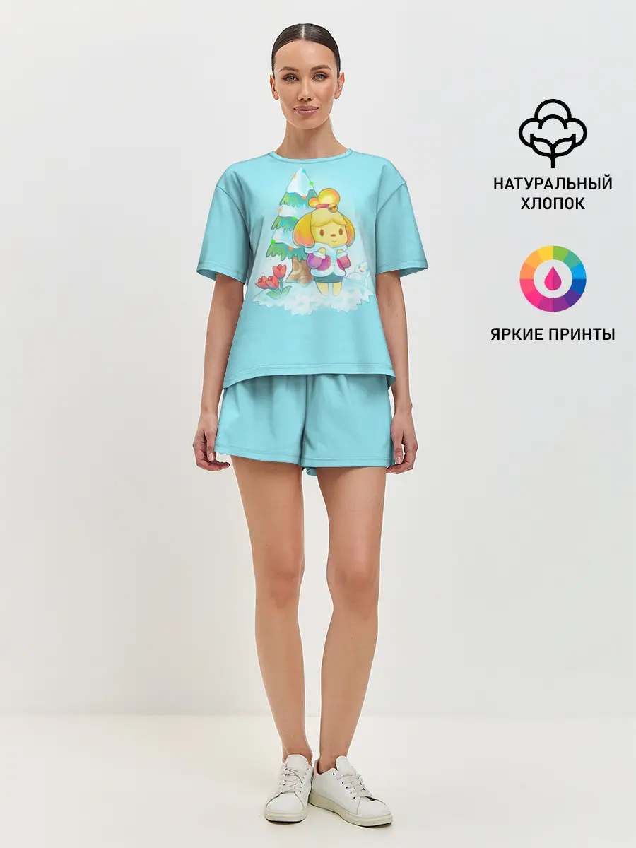 Женская пижама с шортами / ANIMAL CROSSING