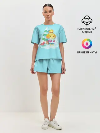 Женская пижама с шортами / ANIMAL CROSSING