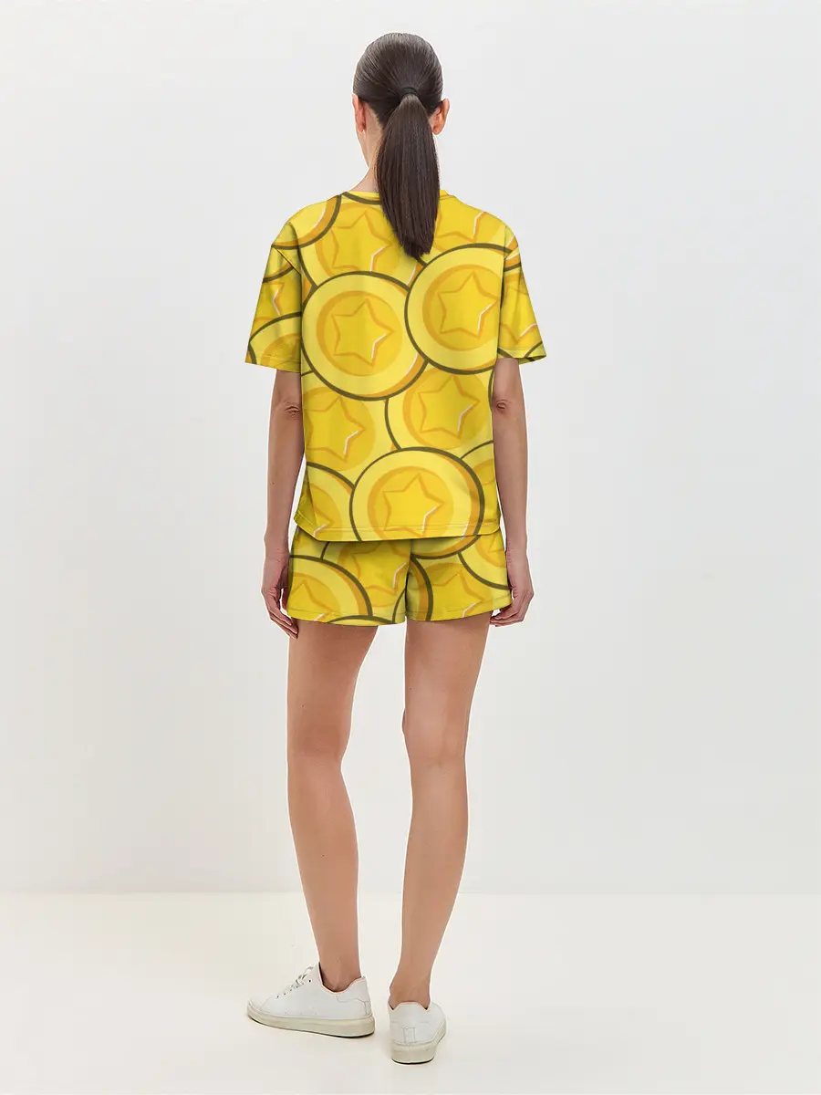 Женская пижама с шортами / МОНЕТКИ