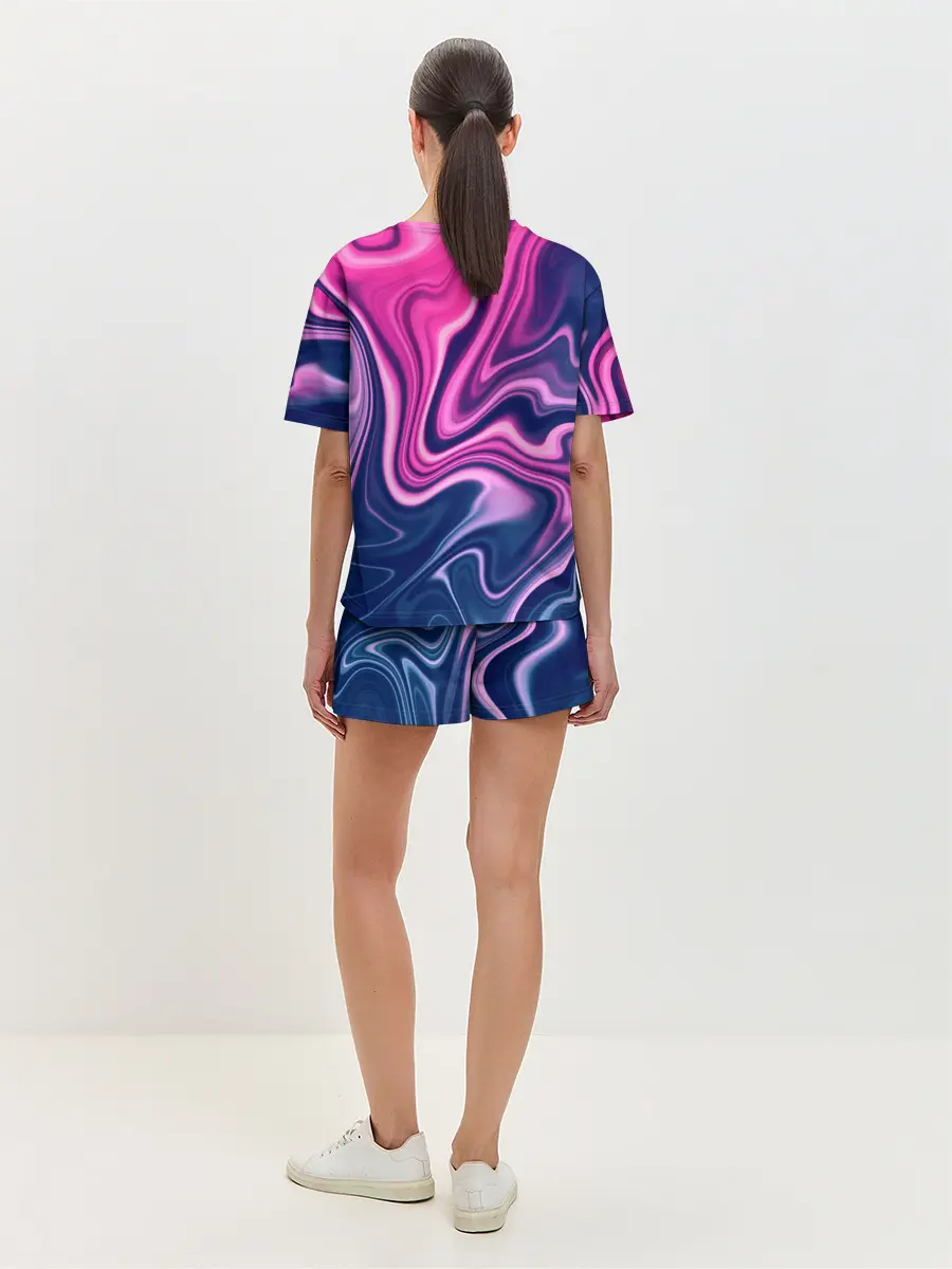 Женская пижама с шортами / Abstraction